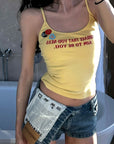 WARDEN EDGE Yellow Badge Tank - PINKPARKS