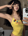 WARDEN EDGE Yellow Badge Tank - PINKPARKS