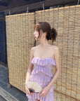 DreamyNerd Mesh Cascade Ruffle Gown - PINKPARKS