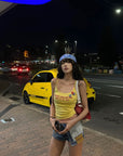 WARDEN EDGE Yellow Badge Tank - PINKPARKS