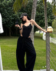 ROVENTE Soft-Fleece Wide-Leg Sweatpants - PINKPARKS