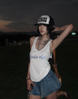 WARDEN EDGE Ribbed Cotton Slim Racer Tank Top - PINKPARKS