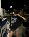 WARDEN EDGE Slashed Shoulder Graphic T-Shirt - PINKPARKS