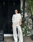 ROVENTE Draped Layered Cape Blouse - PINKPARKS