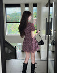 DreamyNerd Rosy Bloom Mini Dress - PINKPARKS