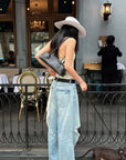 ROVENTE Distressed Wide-Leg Jeans - PINKPARKS