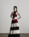 DOINDULGE Layered Tulle Maxi Skirt