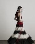 DOINDULGE Layered Tulle Maxi Skirt