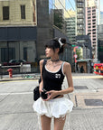 WARDEN EDGE Balloon Shorts with Lace Insets and Adjustable Drawcords - PINKPARKS