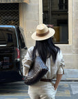 ROVENTE Pinstripe Linen Shirt and Shorts Set with Relaxed Fit and Tailored Detailing