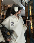 WARDEN EDGE Minimalist Ribbed Knit Lounge Set with Logo Embroidery