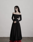 DOINDULGE Off-Shoulder Cutout Top with Bead Details