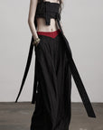 DOINDULGE Structured Strapless Bustier Belt with Oversized Ring Detail