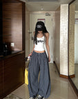 WARDEN EDGE Graphic Strap Tank Top with Urban Street Style