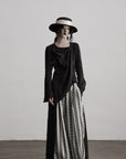 DOINDULGE Asymmetric Long Shirt Draped Textured Layer Deconstructed Minimal Design