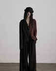 DOINDULGE Deconstructed Spliced Blazer