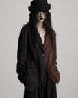 DOINDULGE Deconstructed Spliced Blazer