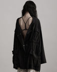 DOINDULGE Braided Strap Detail Bralette Top
