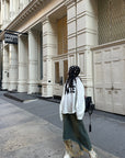WARDEN EDGE Oversized Knit Sweater with Distressed Bold WRE Logo