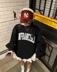 WARDEN EDGE Oversized San Francisco Sweatshirt Casual Streetwear Pullover
