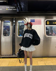 WARDEN EDGE Oversized San Francisco Sweatshirt Casual Streetwear Pullover