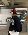 WARDEN EDGE Oversized San Francisco Sweatshirt Casual Streetwear Pullover