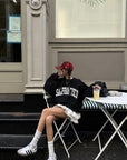 WARDEN EDGE Oversized San Francisco Sweatshirt Casual Streetwear Pullover