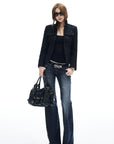 IAMXIAA Jeans en denim évasés taille basse