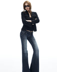 IAMXIAA Jeans en denim évasés taille basse