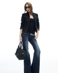 IAMXIAA Jeans en denim évasés taille basse