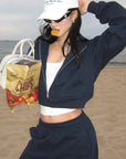 ROVENTE Wide-Leg Fleece Sweatpants