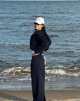 ROVENTE Wide-Leg Fleece Sweatpants