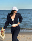ROVENTE Wide-Leg Fleece Sweatpants
