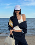 ROVENTE Wide-Leg Fleece Sweatpants