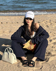 ROVENTE Wide-Leg Fleece Sweatpants