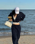 ROVENTE Wide-Leg Fleece Sweatpants