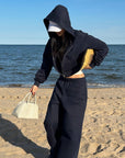 ROVENTE Wide-Leg Fleece Sweatpants