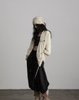 DOINDULGE Relaxed Pleated Shirt Jacket