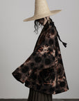 DOINDULGE Oversized Patterned Jacquard Coat
