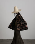 DOINDULGE Oversized Patterned Jacquard Coat