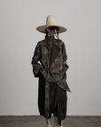 DOINDULGE Asymmetric Dyed Tailored Jacket