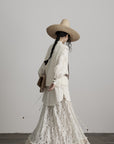 DOINDULGE Hand-Crocheted Pattern Knit Vest