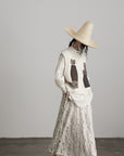 DOINDULGE Hand-Crocheted Pattern Knit Vest