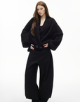 IAMXIAA Wide-Leg Low Crotch Casual Pants