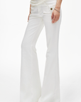 IAMXIAA Low-Rise Flared Pants with Pocket Detail