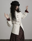 DOINDULGE Reversible Sculpted Jacket with Asymmetric Button Line