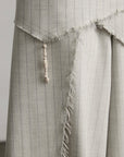 DOINDULGE Deconstructed Layered Wide-Leg Skirt-Pants