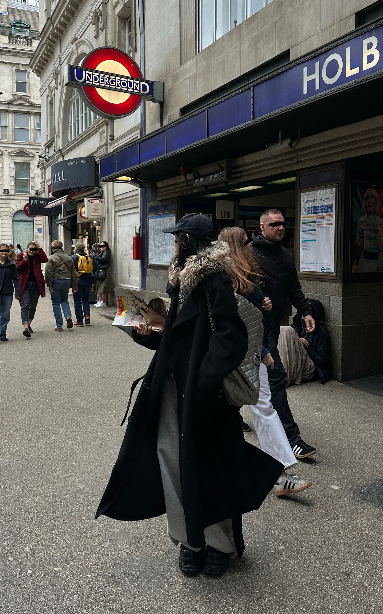 WARDEN EDGE Double Breasted Wool Coat with Belt