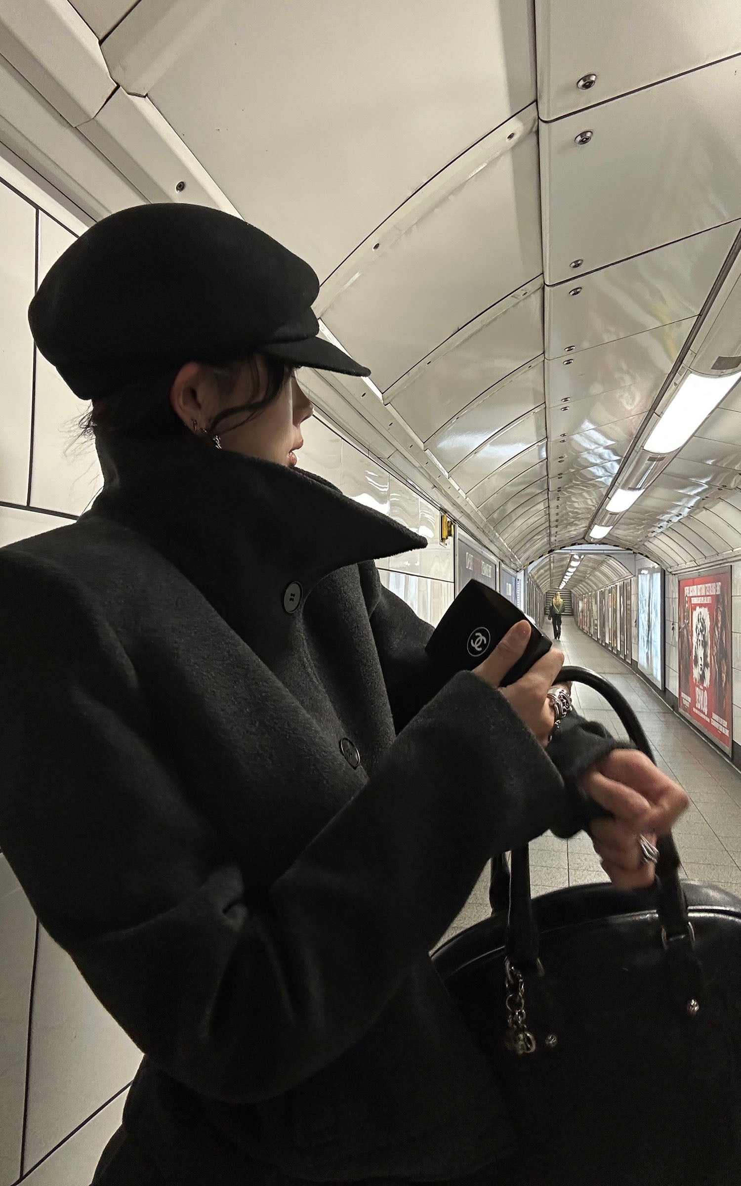 WARDEN EDGE Structured Cropped Wool Coat and Pleated Mini Skirt Set