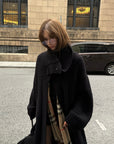 0122stepll Oversized Belted Knit Cardigan Coat